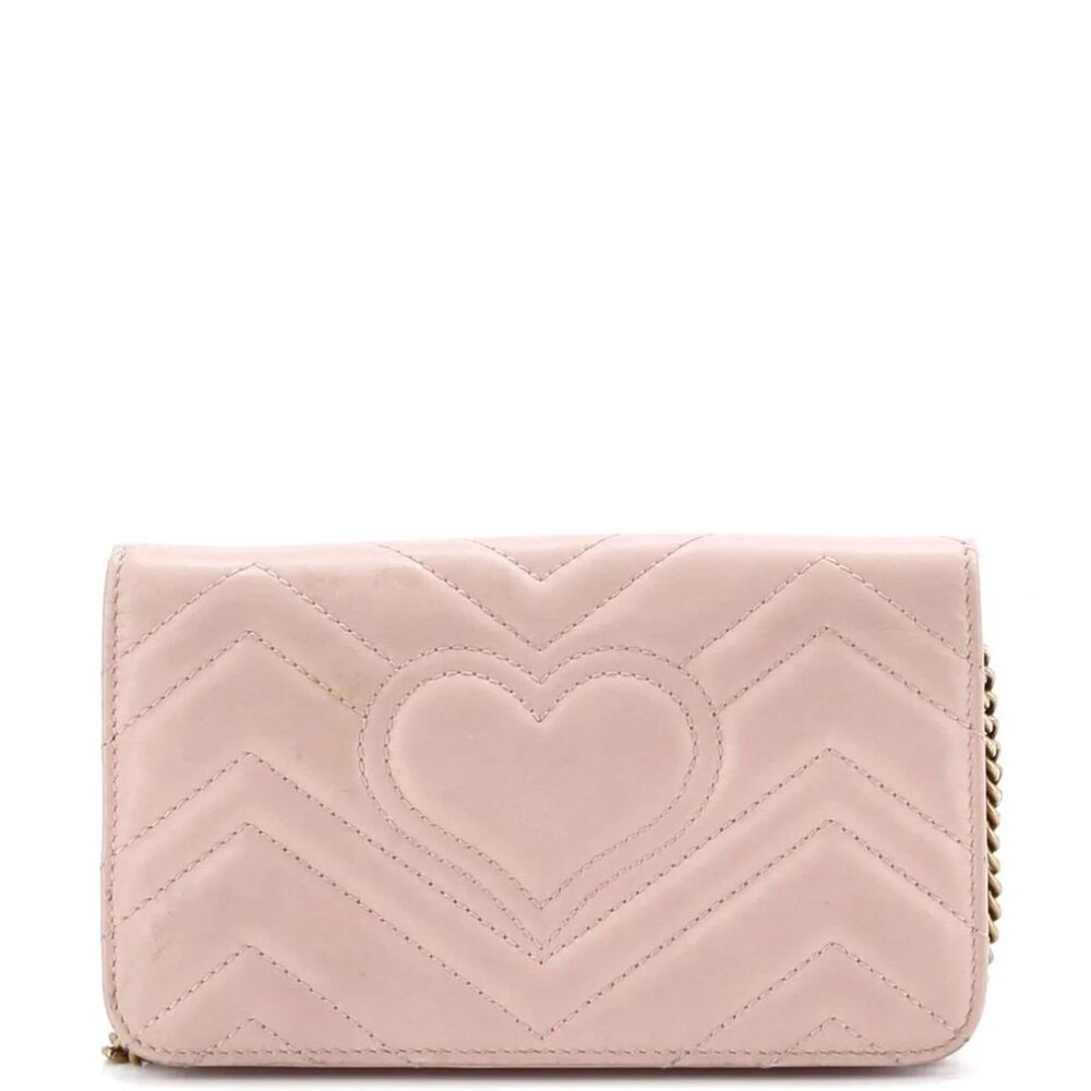 Gucci GG Marmont Chain Flap Bag Matelasse Leather Mini reb-550-091725 - Picture 2 of 7